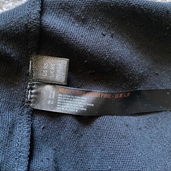 Out From Under Callie Draped Surplice Black Top - Picture 9 of 12